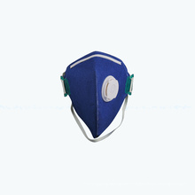 Clam Type 3ply Active Carbon Foldable Blue Breath Valve Mask